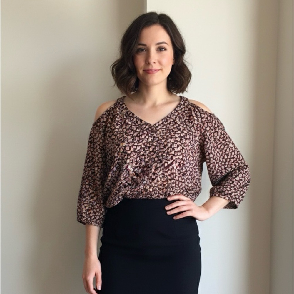 Pattern cold shoulder  dress small